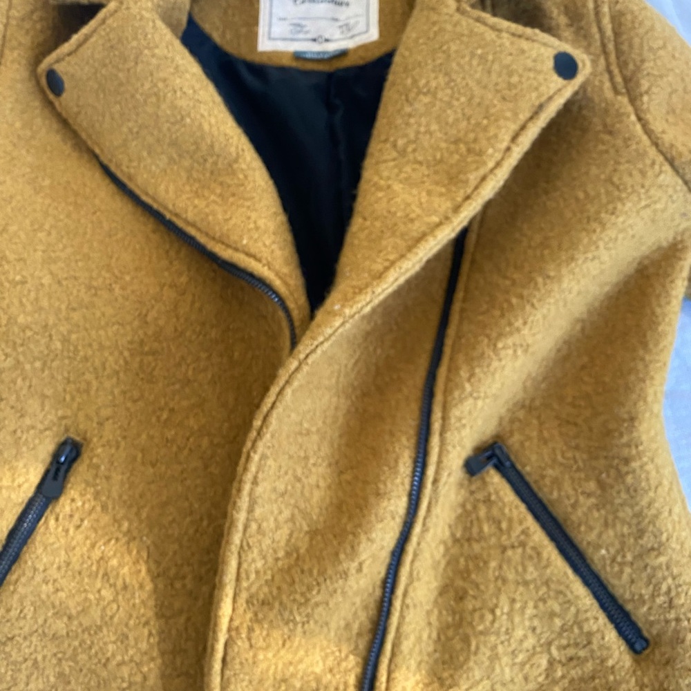 Yellow Wool Jacket - image 3